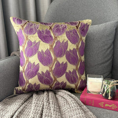 Tulip Around Throw Pillow Cover