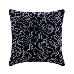 Silver Periwinkle Pillow Cover