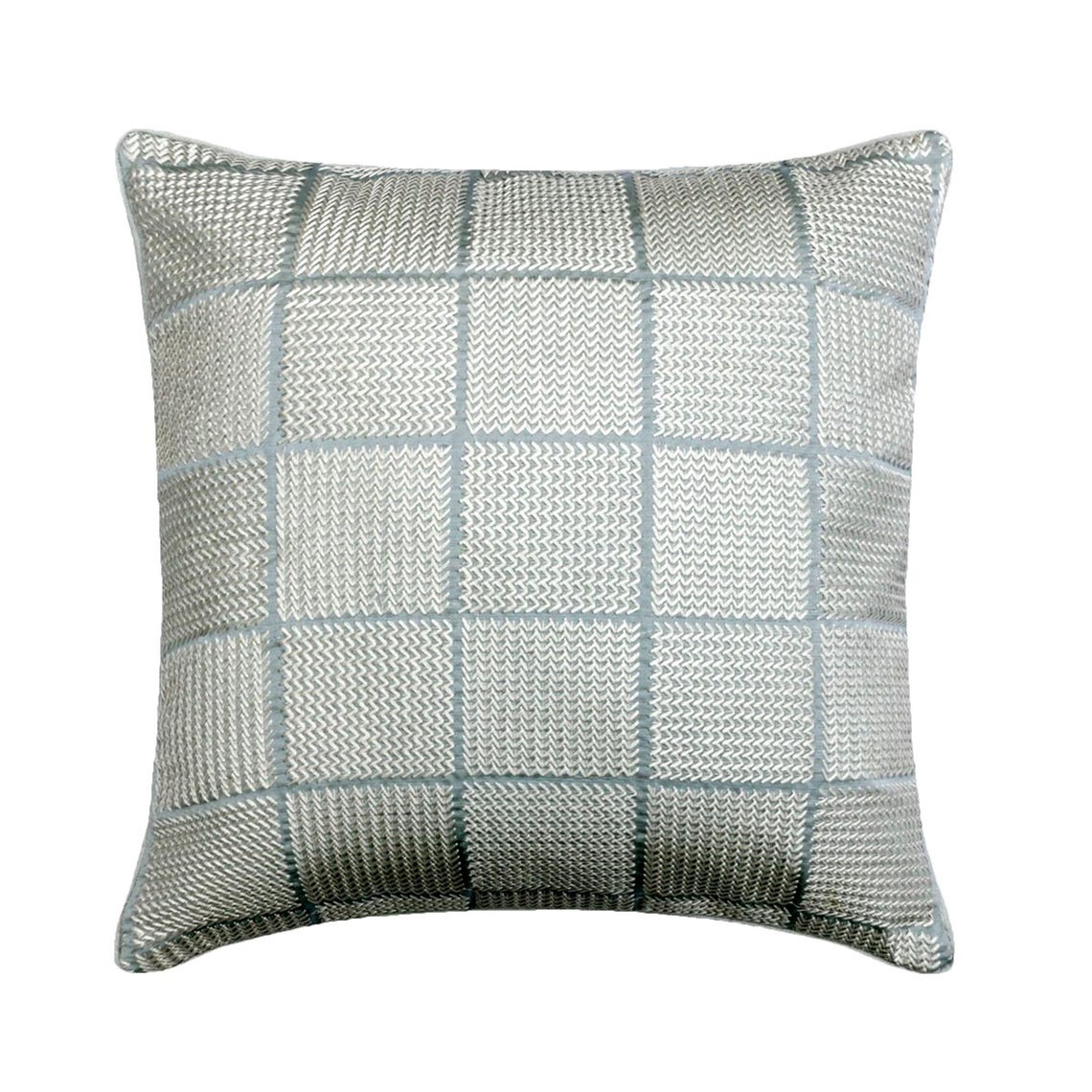 Chevron Sky Blue Throw Pillow Cover