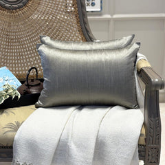 Taupe Gray Luxury Pack of 2 - Taupe Gray Art Silk Throw Pillow Cover