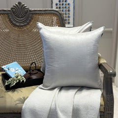 Light Gray Luxury Pack of 2 - Light Gray Art Silk Throw Pillow Cover