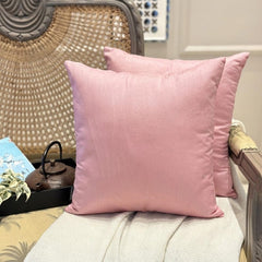 Light Pink Luxury Pack of 2 - Light Pink Art Silk Throw Pillow Cover