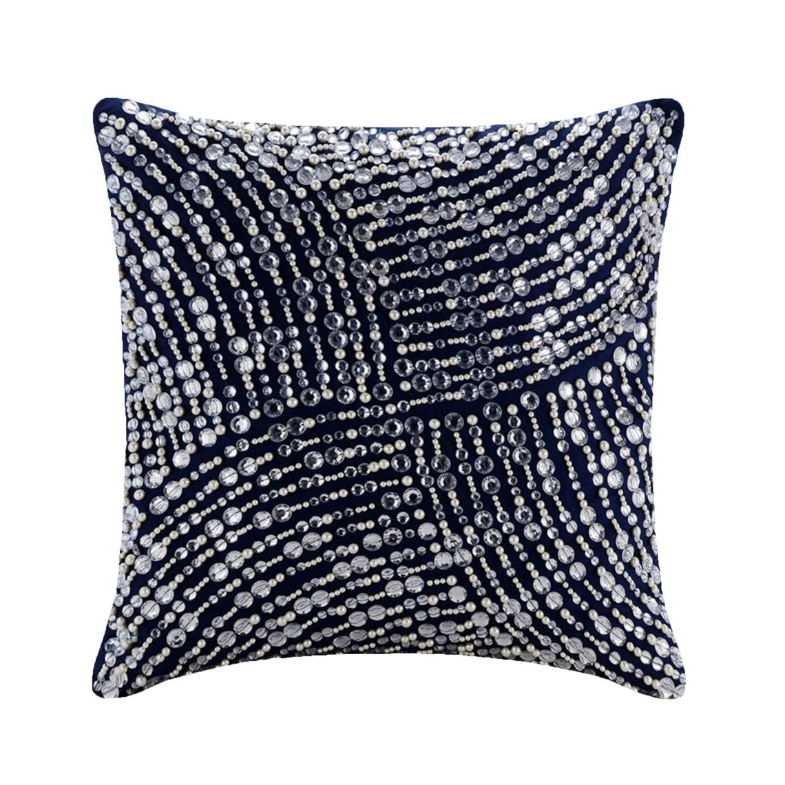Crystals N Pearls Jam Pillow Cover