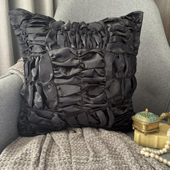 Dreamy Black Euro Sham