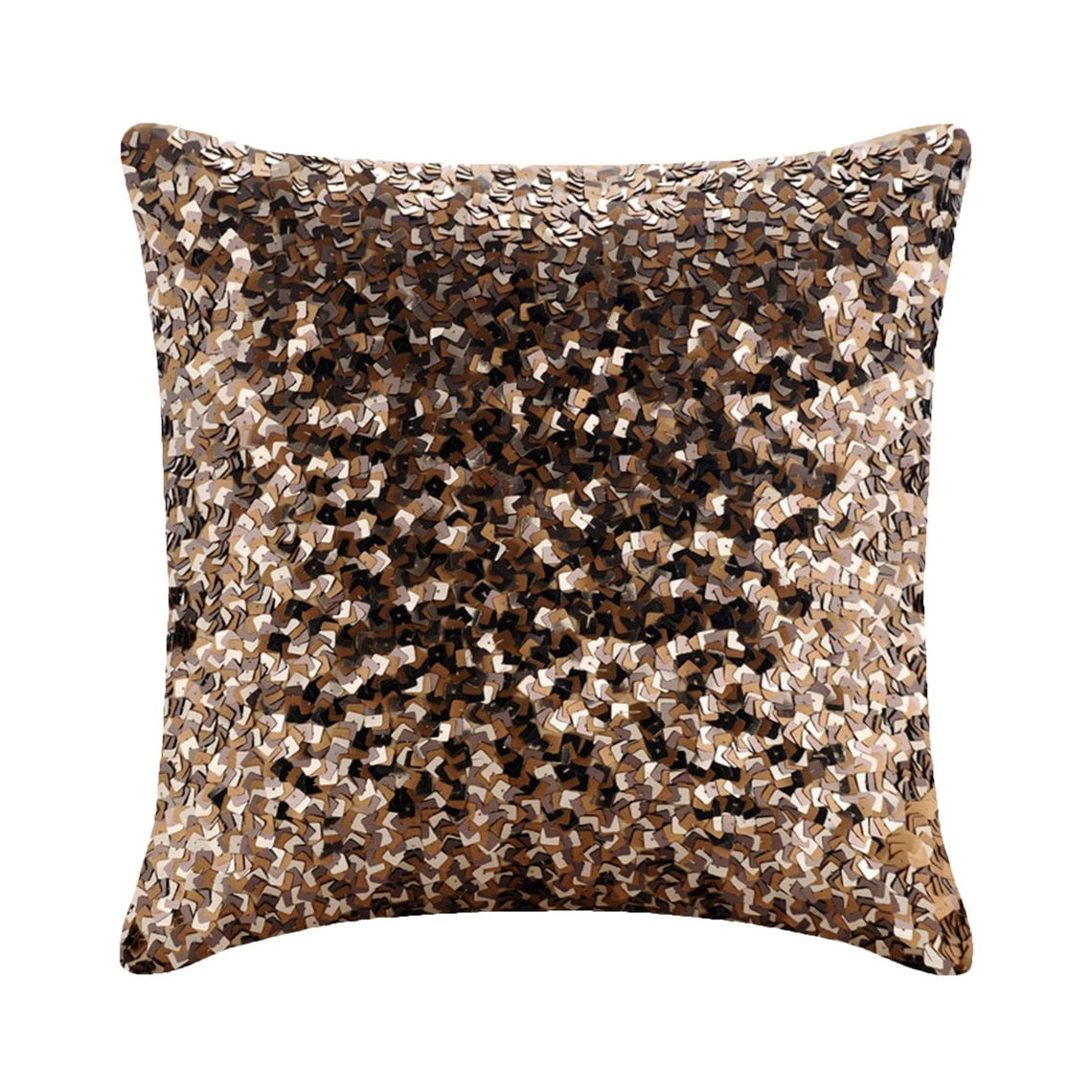 Shocker Gold - Gold Art Silk Decorative Euro Sham