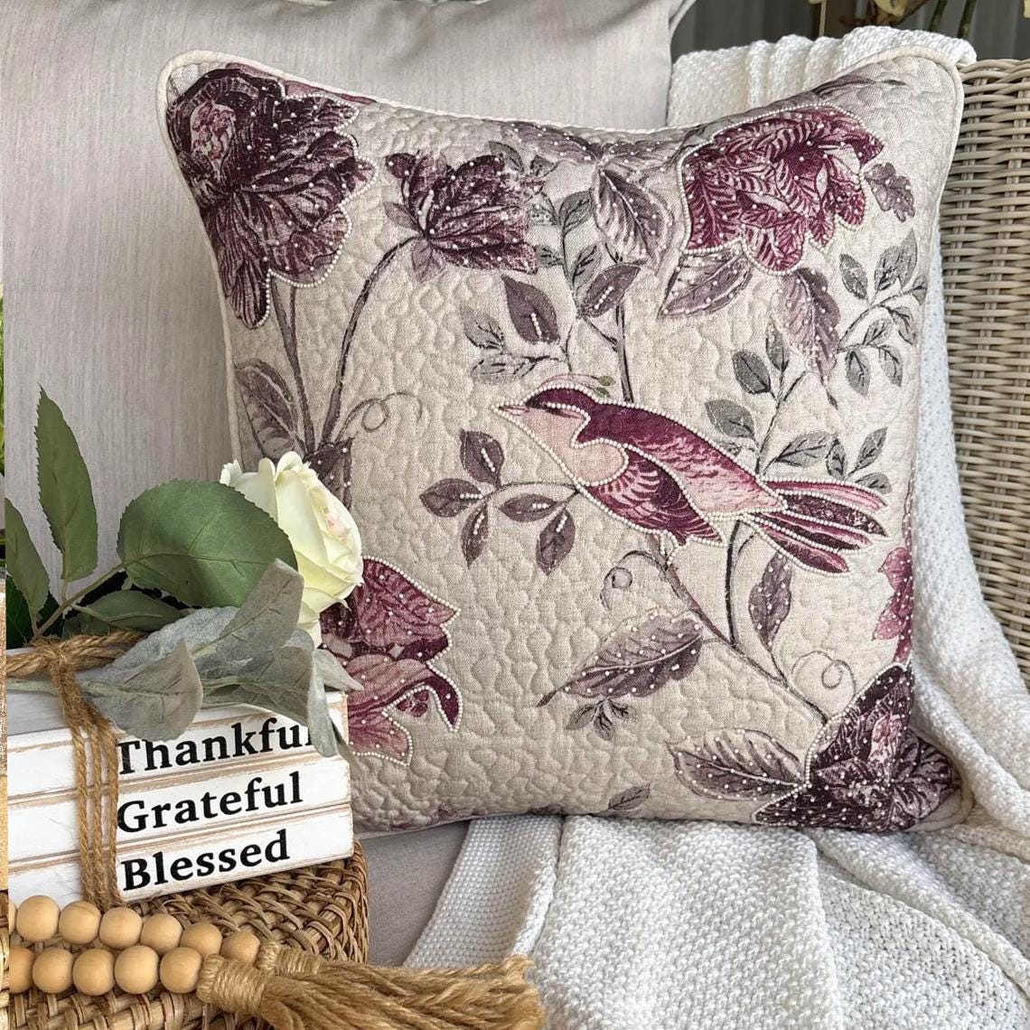 Eileen Throw Pillow Cover