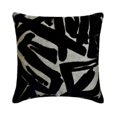 Black Velvet Throw Pillow Cover - Black Onyx