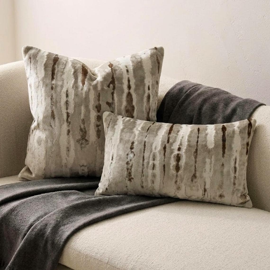Grunge Haze Oak Lumbar Lumbar Pillow Cover