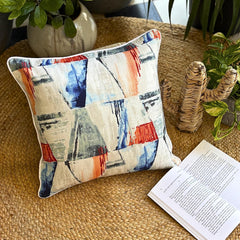 Let'S Paint - Multicolor Cotton Decorative Euro Sham