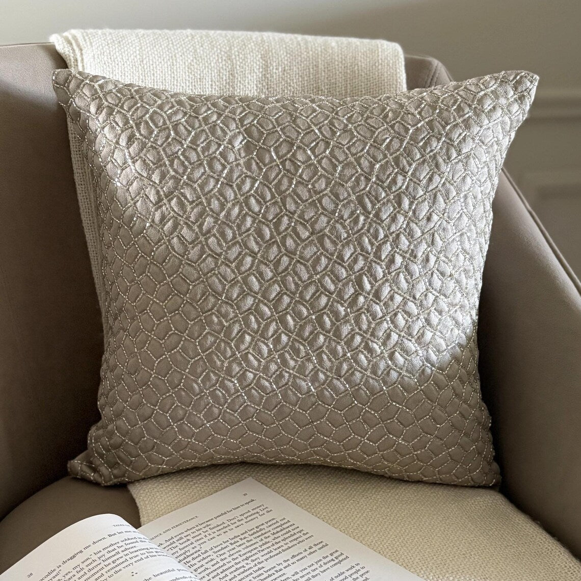Mosaic Weaver Throw Pillow Cover