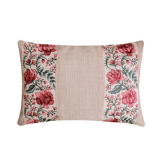 Blush Pink Linen Lumbar Pillow Cover - Blush Grace
