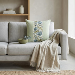 Sage Green Linen Lumbar Pillow Cover - Sage Grace