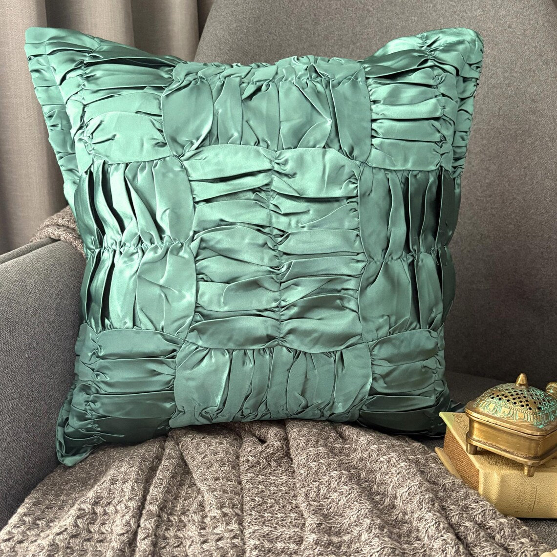 Dreamy Dark Grey Pillow Cover