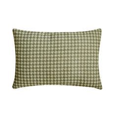 Green Linen Lumbar Pillow Cover - Sage Terra Hound
