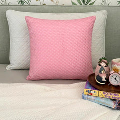 Pink Beehive - Pink Taffeta Throw Pillow Cover