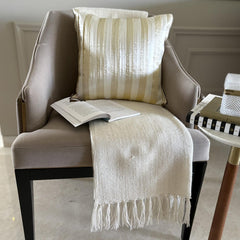 Butterscotch - Cream Satin Decorative Euro Sham