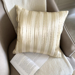 Butterscotch - Cream Satin Decorative Euro Sham