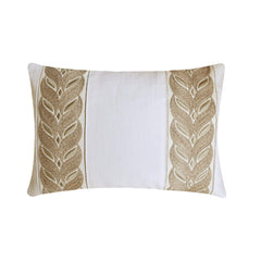 Beige Linen Lumbar Pillow Cover - Beige Keepsake