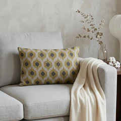 Chartreuse Linen Lumbar Pillow Cover - Zoraya Lumbar