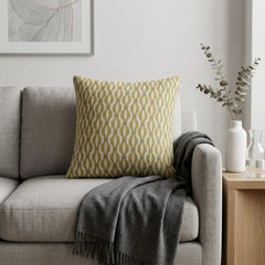 Chartreuse Linen Lumbar Pillow Cover - Mesa Totem Lumbar