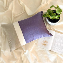 Purple Silk Essence - Purple Silk Lumbar Pillow Cover