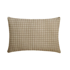 Beige Linen Lumbar Pillow Cover - Terra Hound