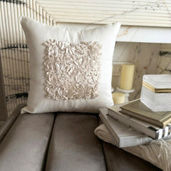 Vintage Love - Ivory Art Silk Decorative Euro Sham