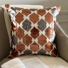 Brown Dwelling Pillow Cover