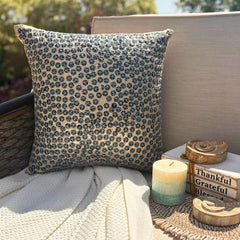 Nautical Centric - Navy Blue Art Silk Decorative Euro Sham