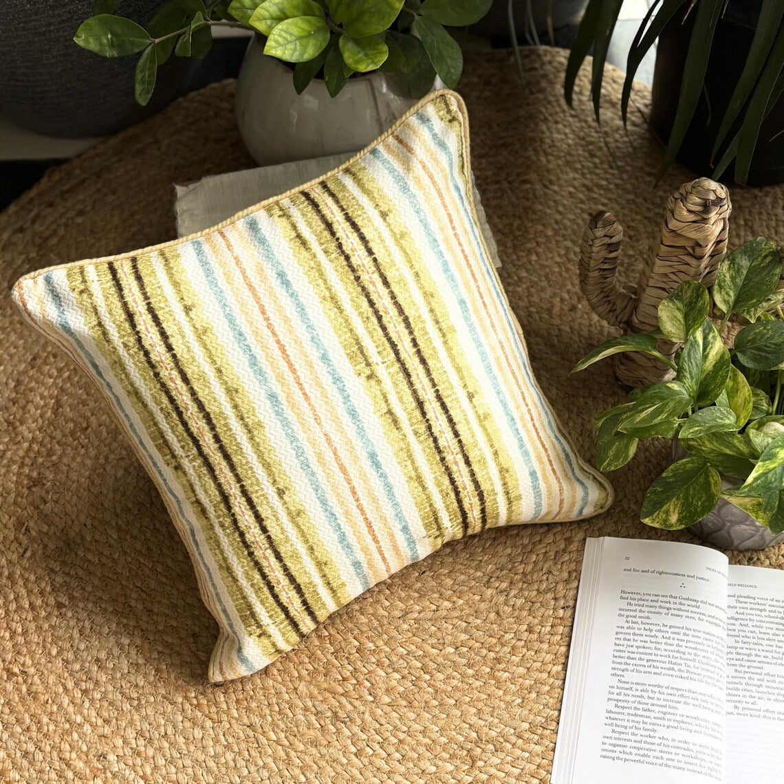 Stripe Up My LIfe Decorative Euro Sham