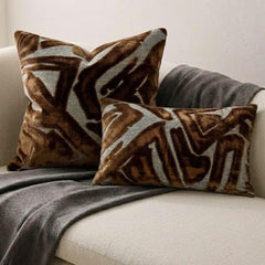 Copper Strokes Lumbar Lumbar Pillow Cover