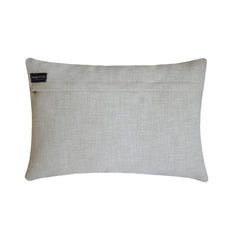 Ivory Velvet Lumbar Pillow Cover - Spotted Coral Ivory