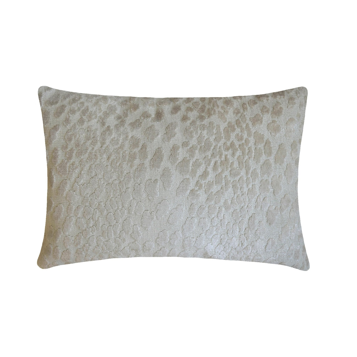 Spotted Coral Ivory Lumbar Pillow Cover