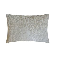 Spotted Coral Ivory Lumbar Pillow Cover