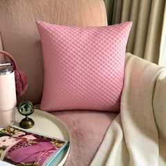 Pink Beehive - Pink Taffeta Decorative Euro Sham