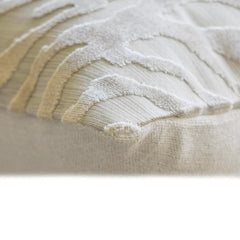 Ivory Velvet Lumbar Pillow Cover - Alabaster Luxe Lumbar