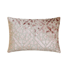 Blush Pink Velvet Lumbar Pillow Cover - Blush Prism Lumbar