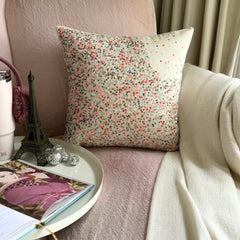 Wonderland Dust - Pink Art Silk Decorative Euro Sham