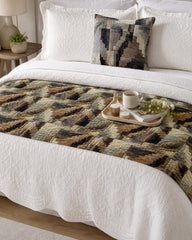 Terra Forma Decorative Bed Runner and Pillow Cover