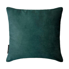 Velvet Teal Green Decorative Bed Runner and Pillow Cover - Teal Green Velvet