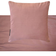 Velvet Dusty Rose Decorative Bed Runner and Pillow Cover - Dusty Rose Velvet