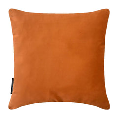 Velvet Orange Decorative Bed Runner and Pillow Cover - Burnt Orange Velvet