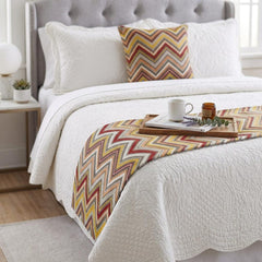 Canyon Peaks Decorative Bed Runner and Pillow Cover