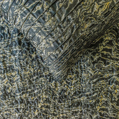 Stellaris - Jacquard Black Decorative Bed Runner and Pillow Cover