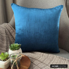 Velvet Turquoise Jules - Turquoise Velvet Throw Pillow Cover