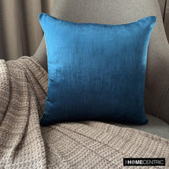 Velvet Turquoise Jules - Turquoise Velvet Throw Pillow Cover