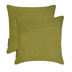 Chartreuse Plain Velvet Throw Pillow Cover - Chartreuse Velvet