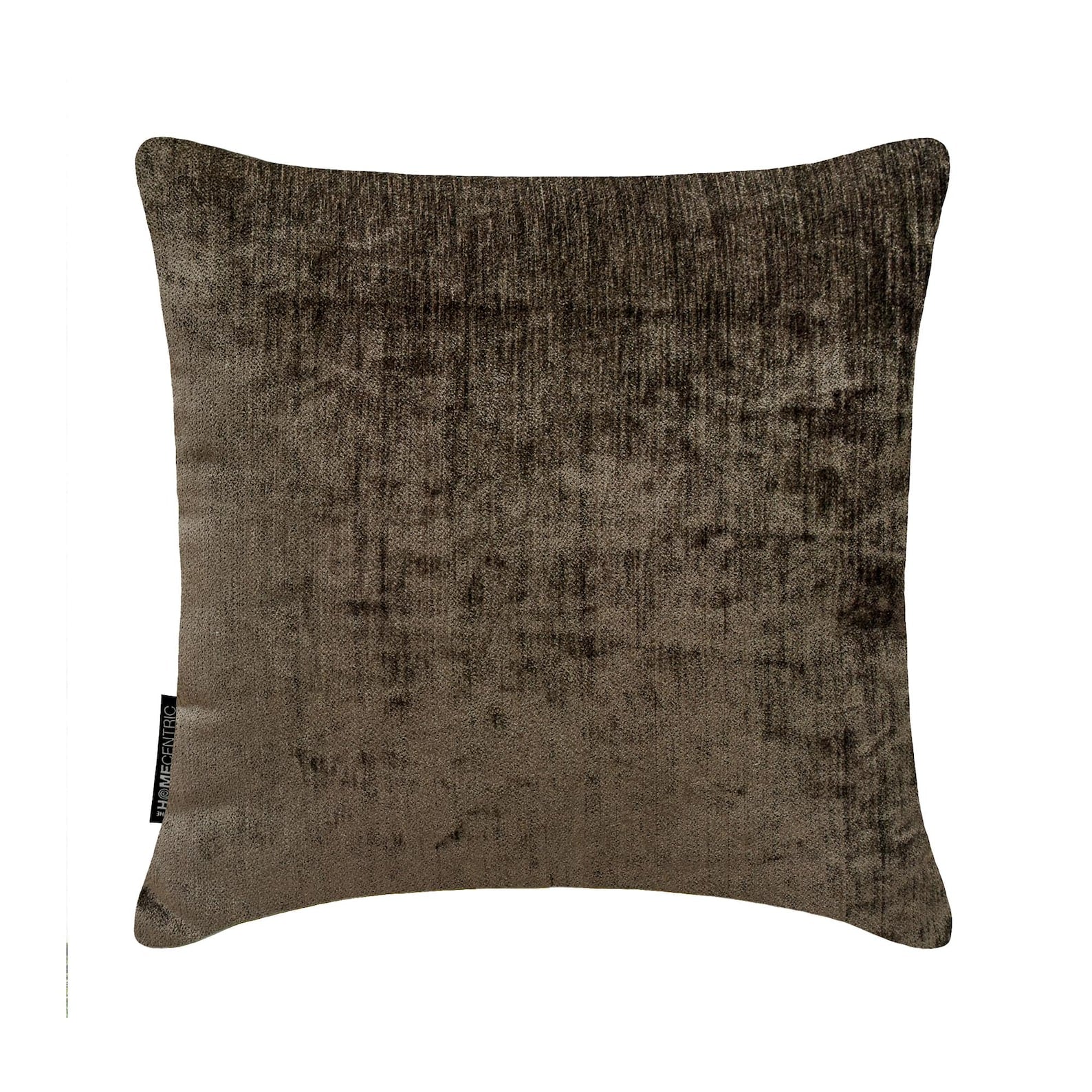 Velvet Brown Jules Throw Pillow Cover