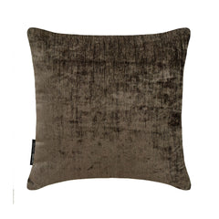 Velvet Brown Jules Throw Pillow Cover