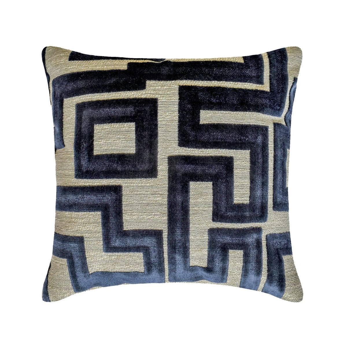 Midnight Maze Throw Pillow Cover